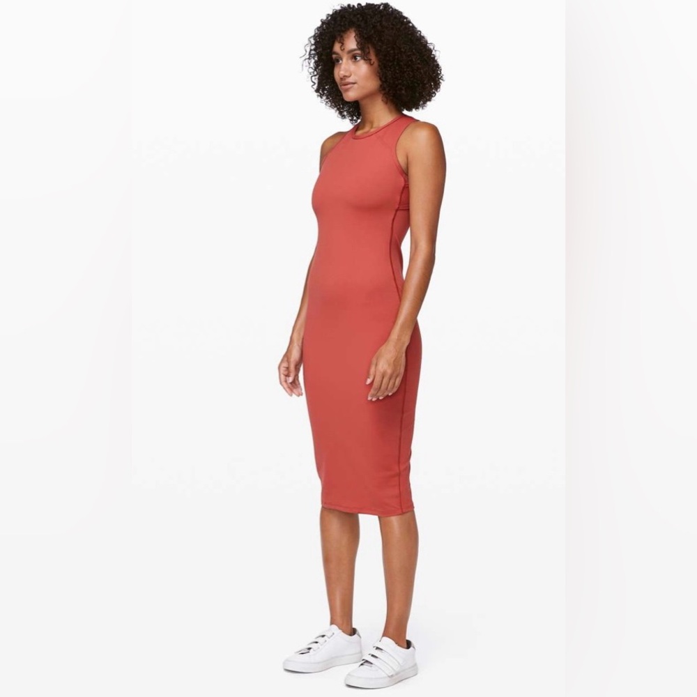 Lululemon Picnic Play Dress Brick Rose Sz 6 New Without Tag